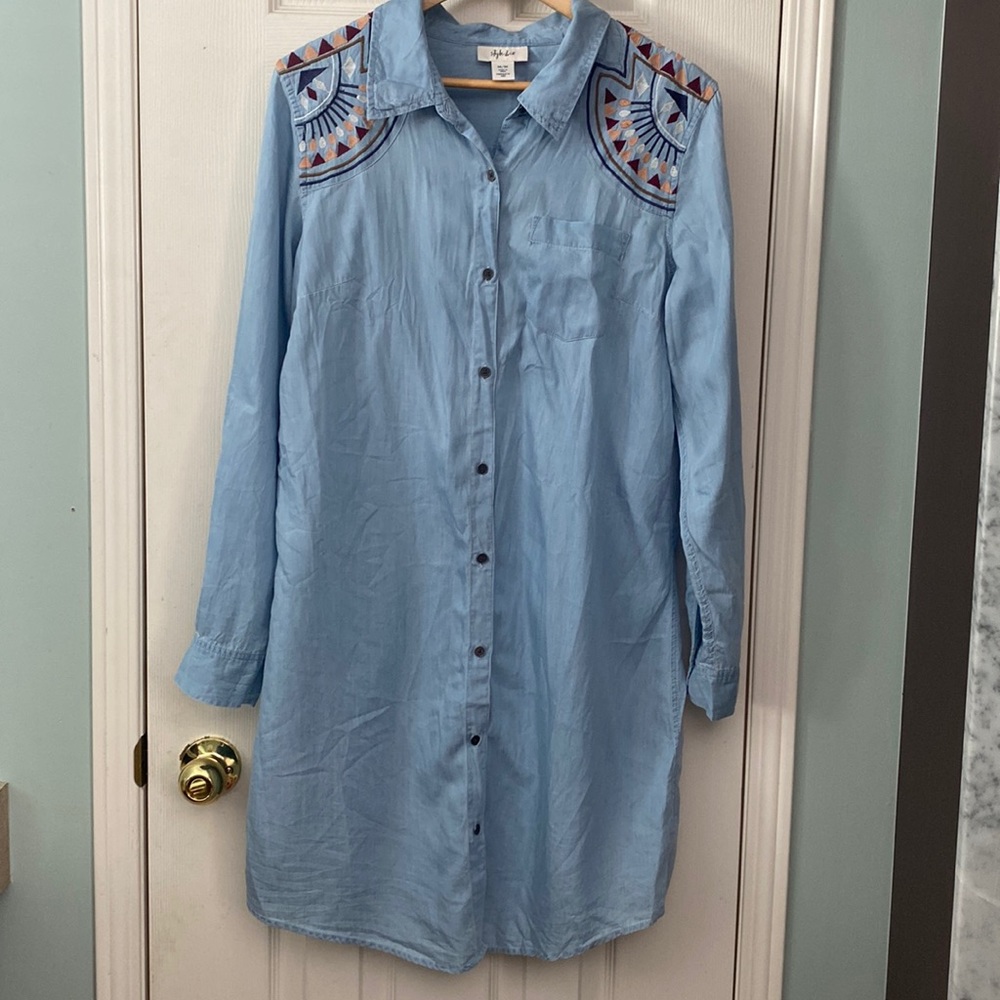 Spring is in the air with the ultra light Jean dress